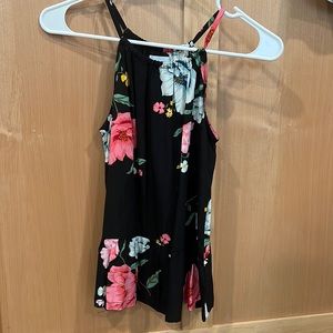 Girls tank floral top size L 10/12
